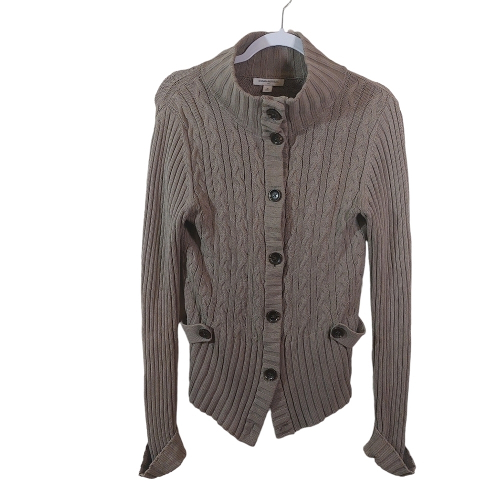 Banana Republic Ladies Long Sleeve Cardigan Sweater- size M
